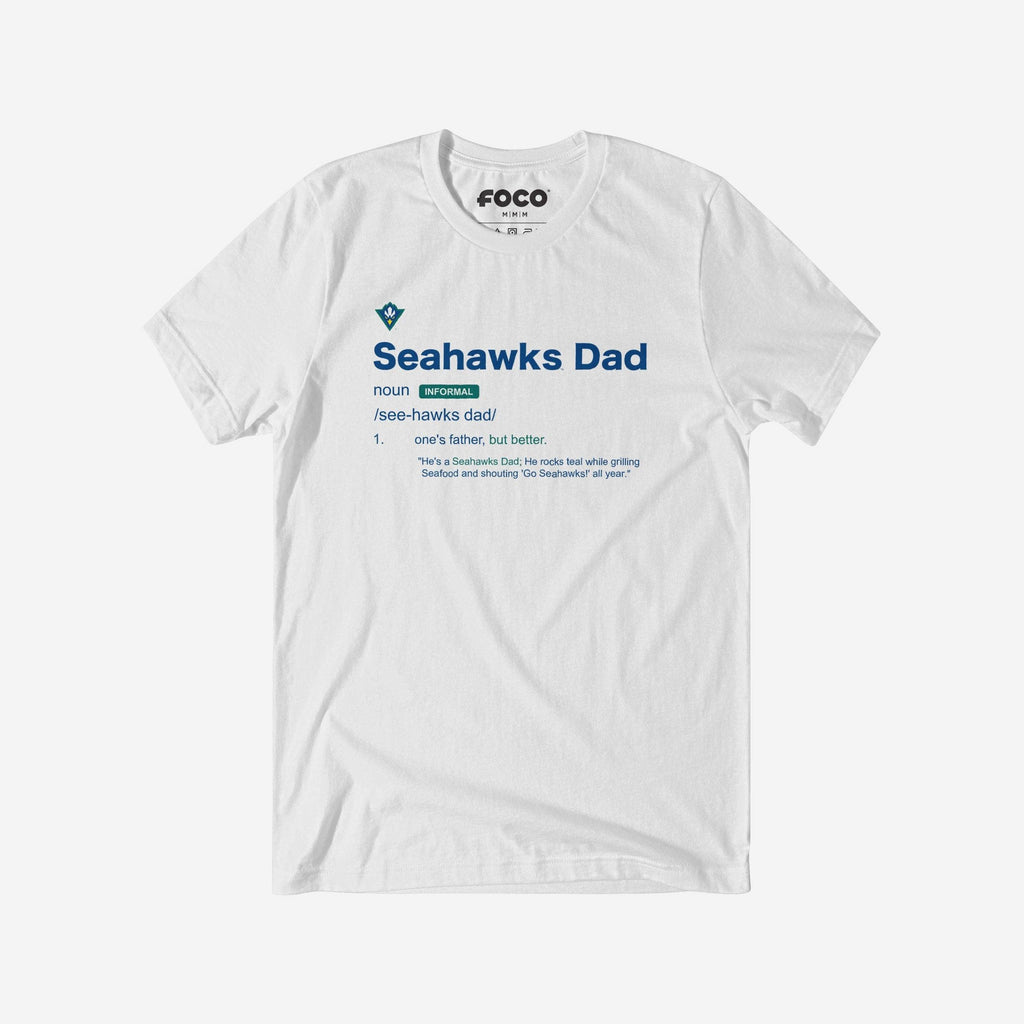 UNC Wilmington Seahawks Dad Definition T-Shirt FOCO S - FOCO.com