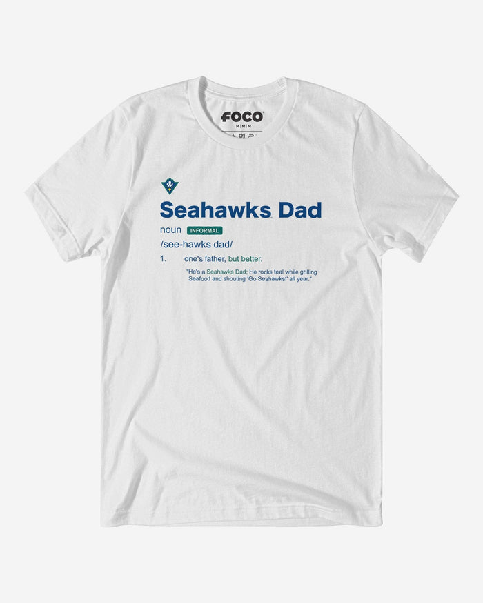 UNC Wilmington Seahawks Dad Definition T-Shirt FOCO S - FOCO.com