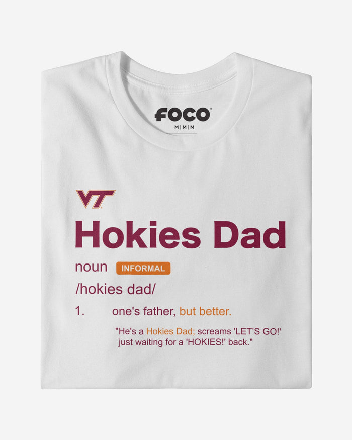 Virginia Tech Hokies Dad Definition T-Shirt FOCO S - FOCO.com