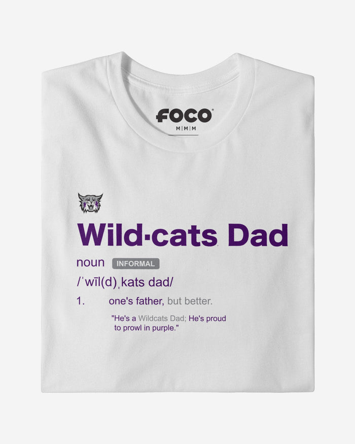 Weber State Wildcats Dad Definition T-Shirt FOCO S - FOCO.com