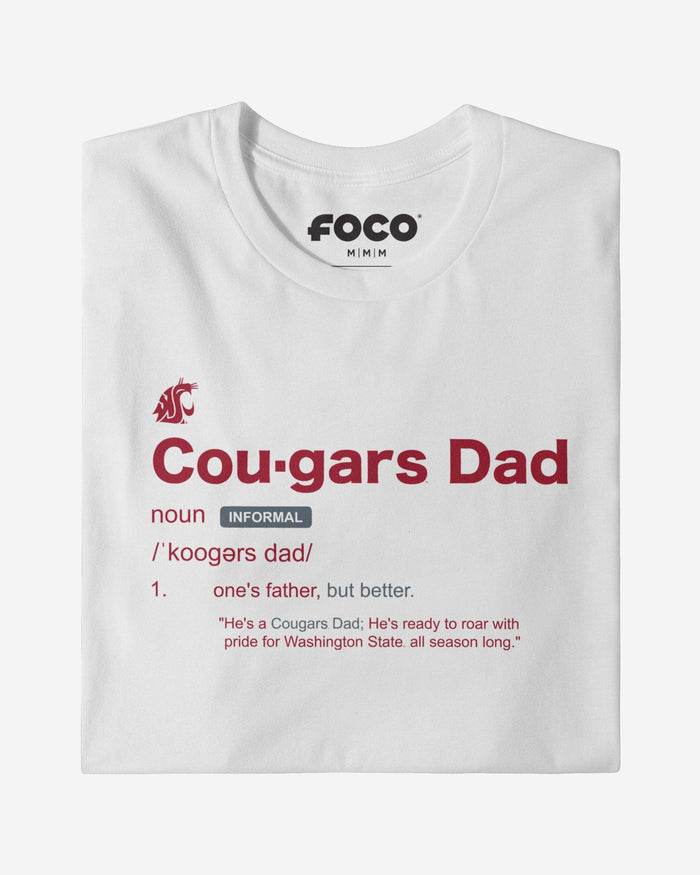 Washington State Cougars Dad Definition T-Shirt FOCO S - FOCO.com
