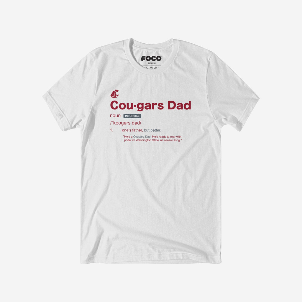 Washington State Cougars Dad Definition T-Shirt FOCO S - FOCO.com
