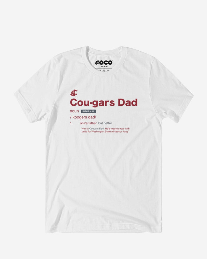 Washington State Cougars Dad Definition T-Shirt FOCO S - FOCO.com