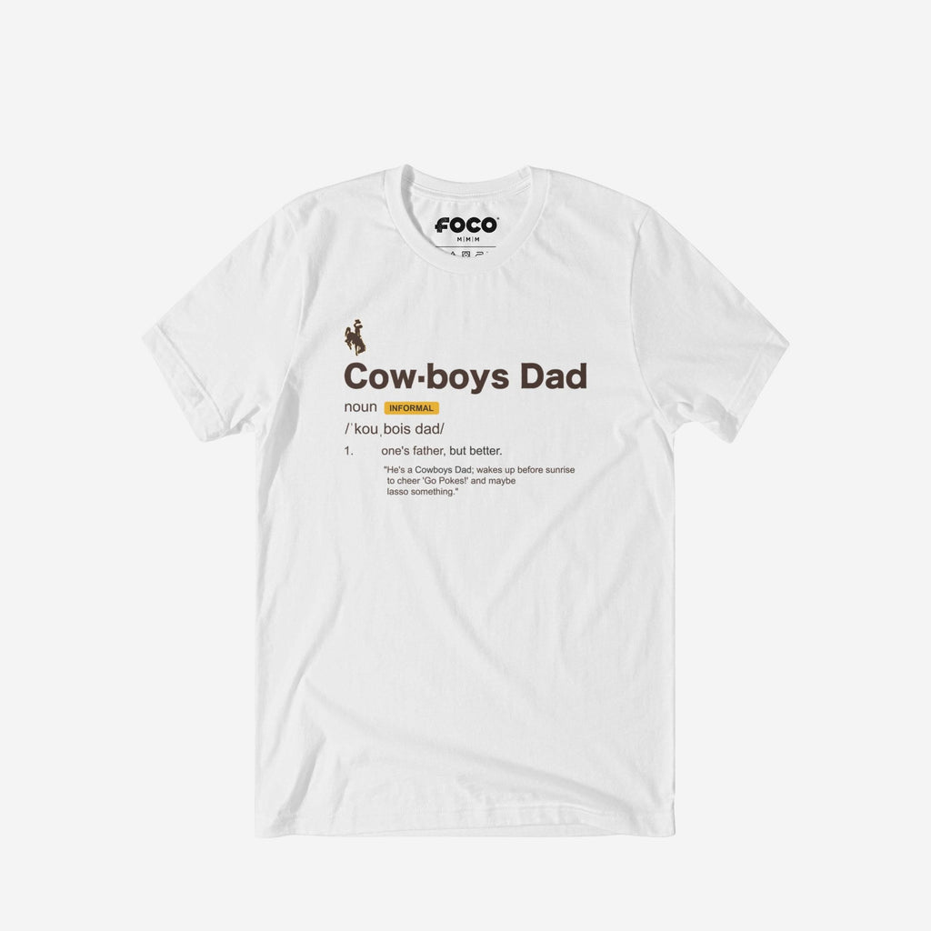 Wyoming Cowboys Dad Definition T-Shirt FOCO S - FOCO.com