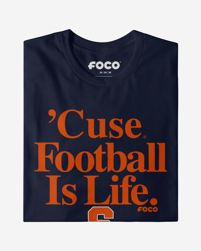 Syracuse Orange Football is Life T-Shirt FOCO - FOCO.com