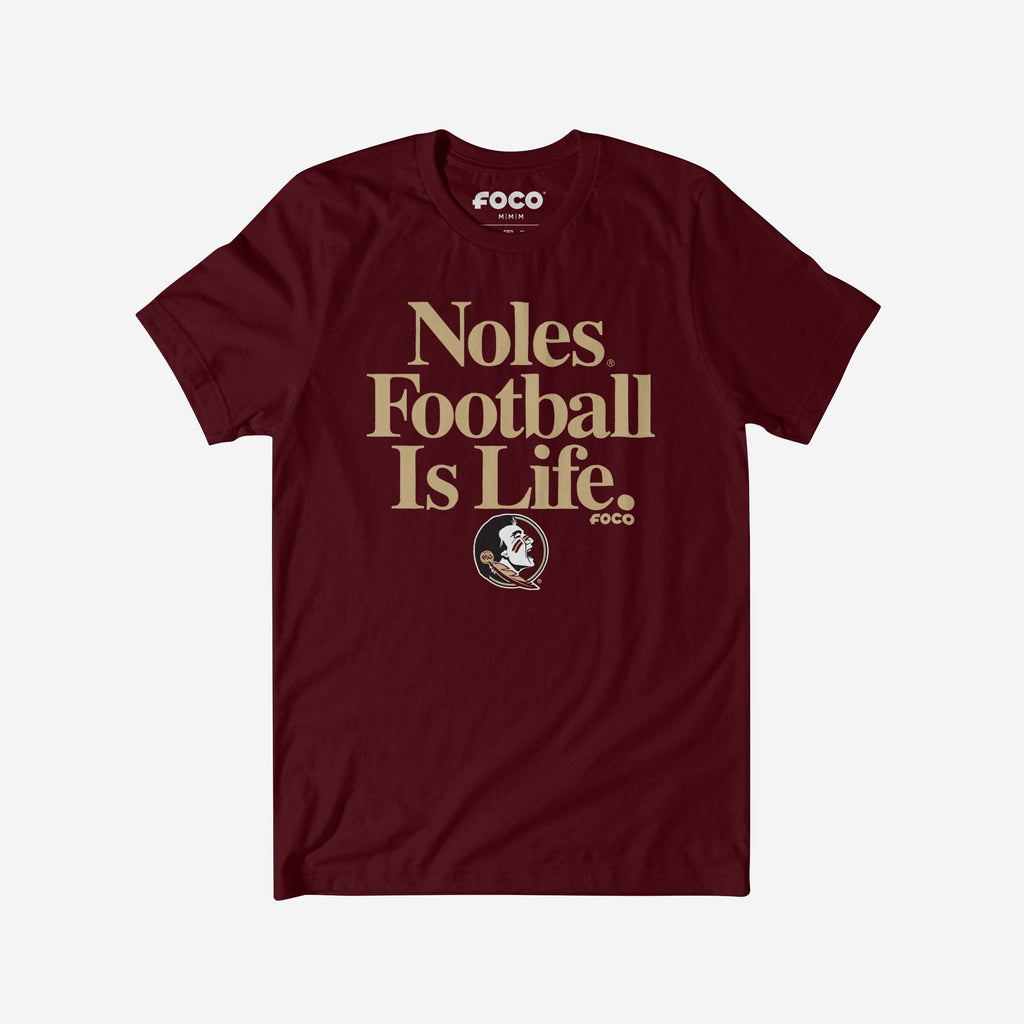 Florida State Seminoles Football is Life T-Shirt FOCO S - FOCO.com
