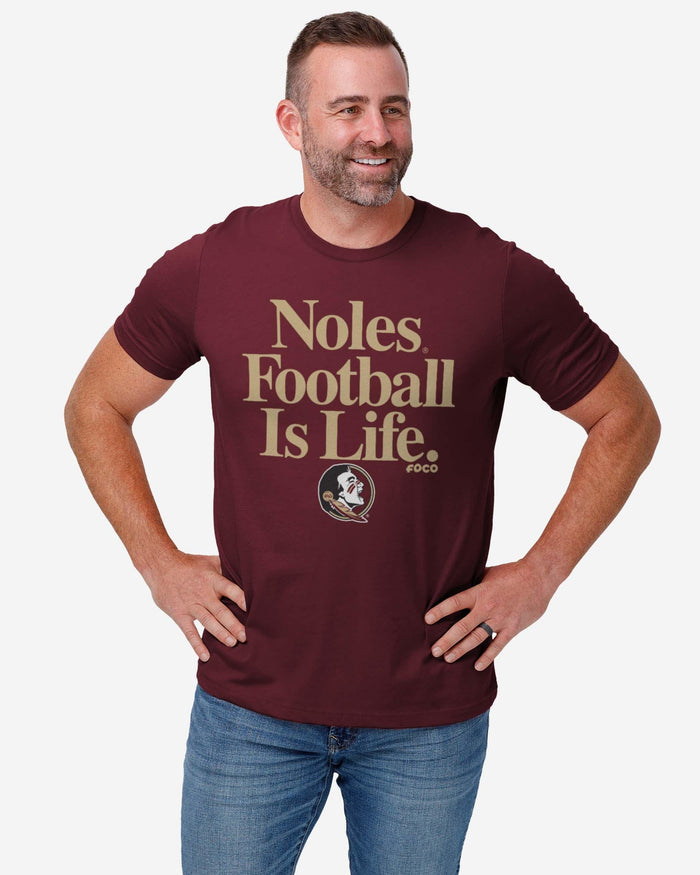 Florida State Seminoles Football is Life T-Shirt FOCO - FOCO.com