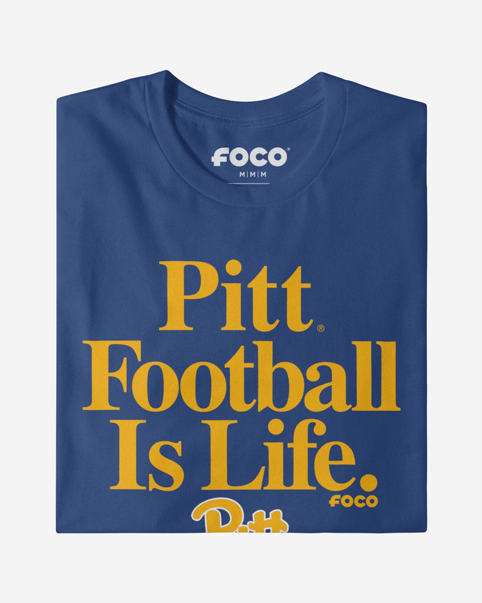 Pittsburgh Panthers Football is Life T-Shirt FOCO - FOCO.com