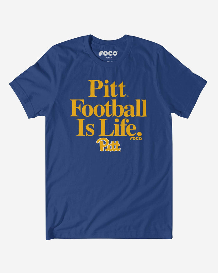 Pittsburgh Panthers Football is Life T-Shirt FOCO S - FOCO.com