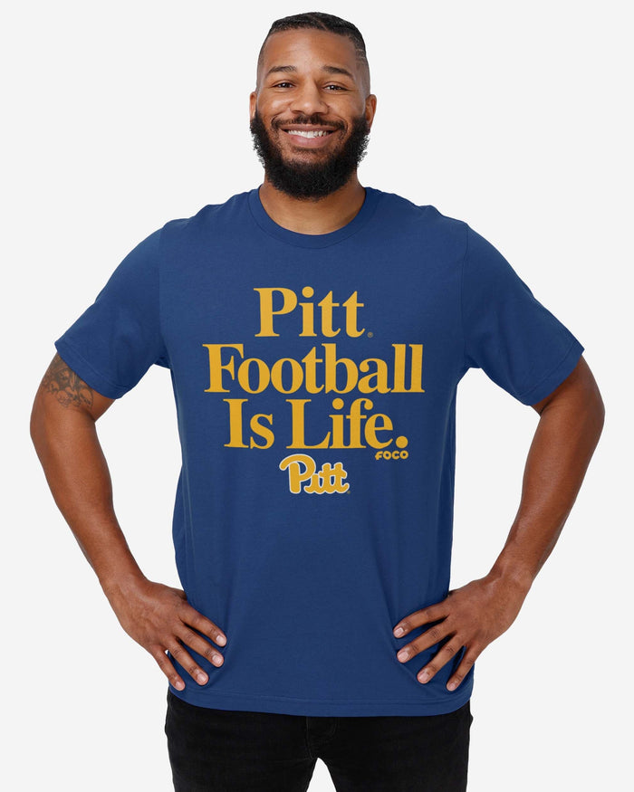 Pittsburgh Panthers Football is Life T-Shirt FOCO - FOCO.com