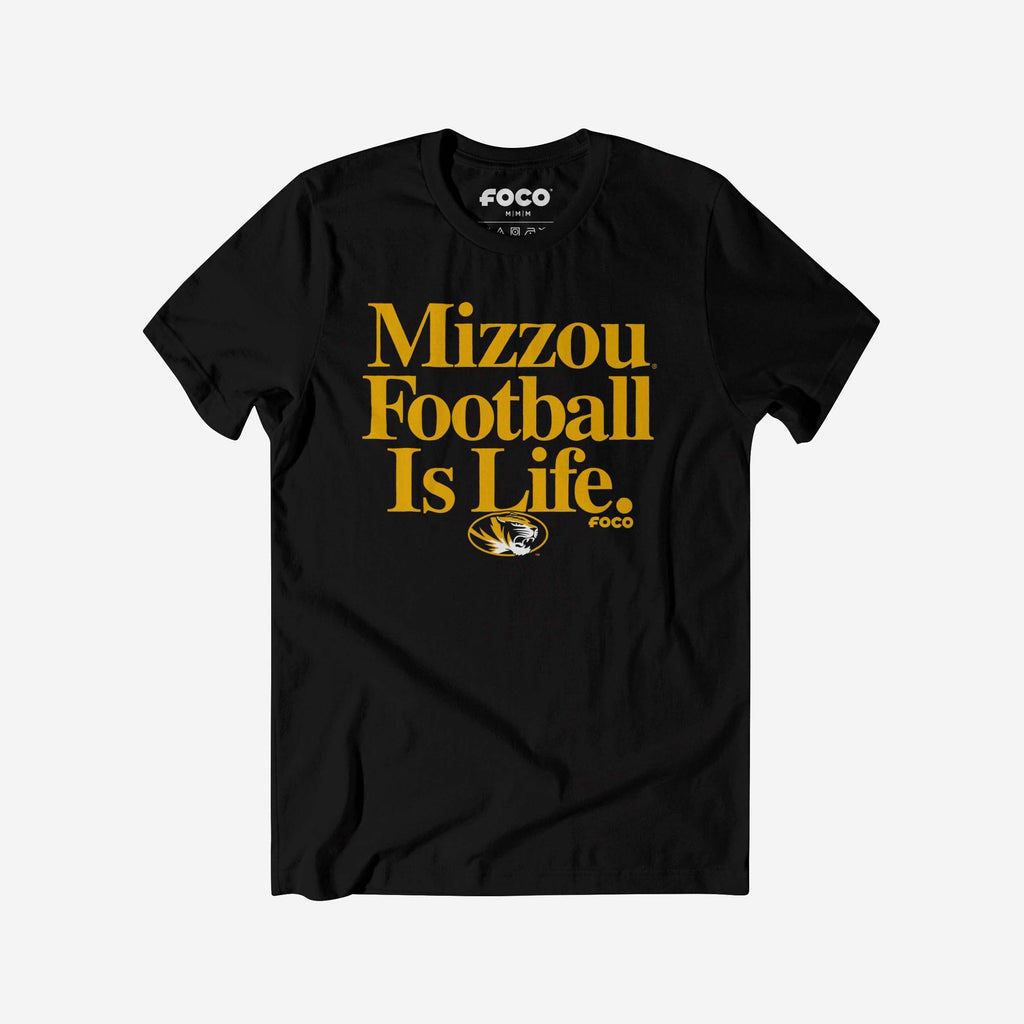 Missouri Tigers Football is Life T-Shirt FOCO S - FOCO.com