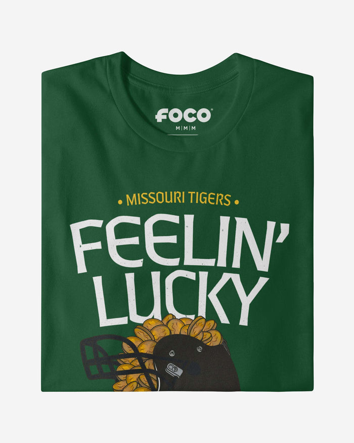 Missouri Tigers Feelin Lucky Helmet T-Shirt FOCO - FOCO.com