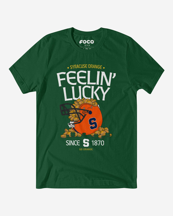 Syracuse Orange Feelin Lucky Helmet T-Shirt FOCO - FOCO.com