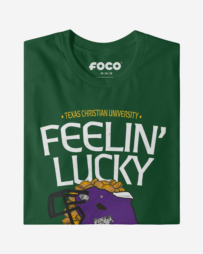 TCU Horned Frogs Feelin Lucky Helmet T-Shirt FOCO - FOCO.com