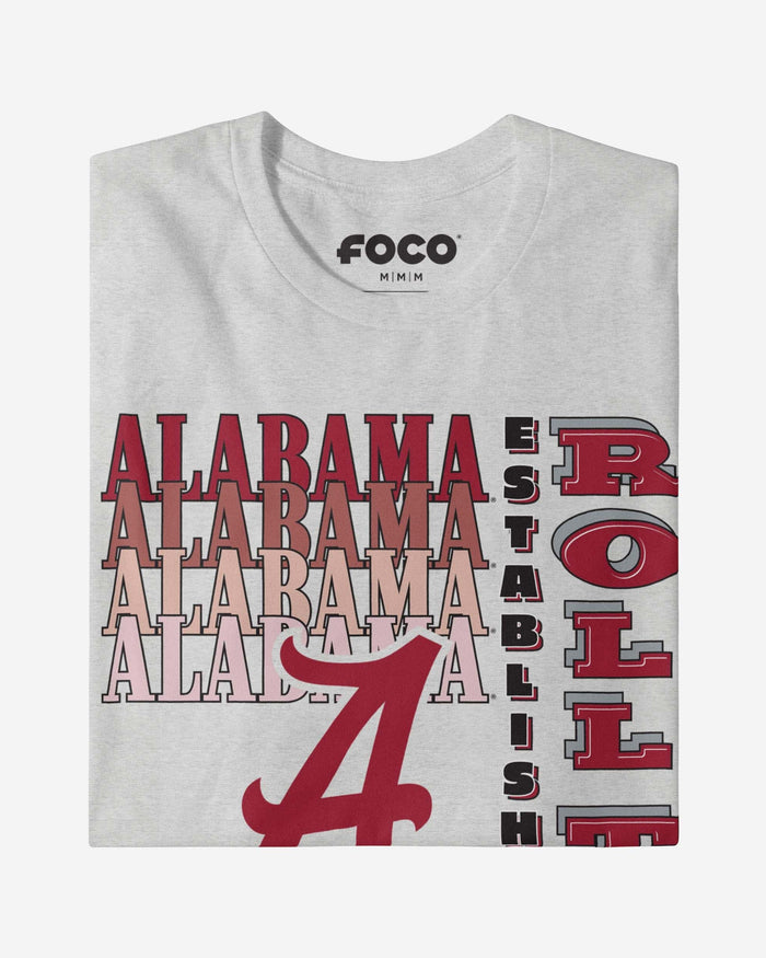 Alabama Crimson Tide Gradient Wordmark T-Shirt FOCO - FOCO.com