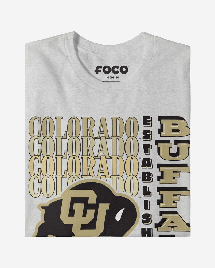 Colorado Buffaloes Gradient Wordmark T-Shirt FOCO - FOCO.com