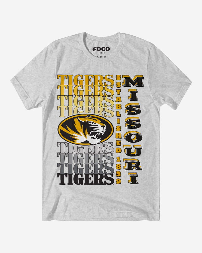 Missouri Tigers Gradient Wordmark T-Shirt FOCO S - FOCO.com