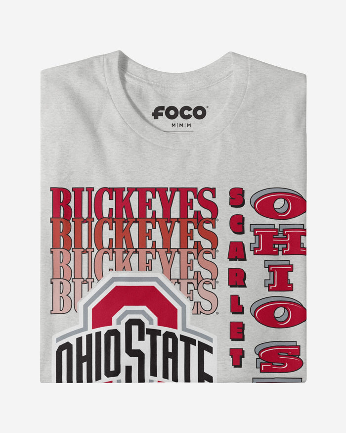 Ohio State Buckeyes Gradient Wordmark T-Shirt FOCO - FOCO.com