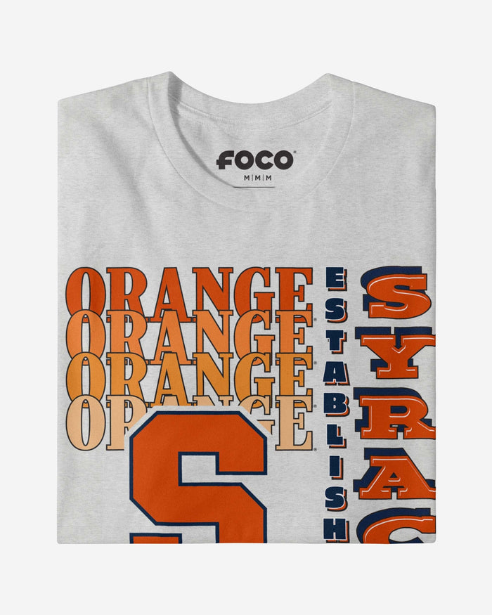 Syracuse Orange Gradient Wordmark T-Shirt FOCO - FOCO.com
