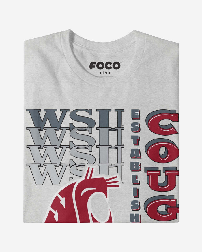 Washington State Cougars Gradient Wordmark T-Shirt FOCO - FOCO.com