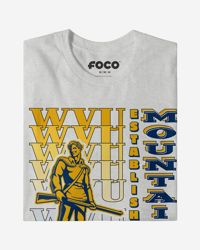 West Virginia Mountaineers Gradient Wordmark T-Shirt FOCO - FOCO.com
