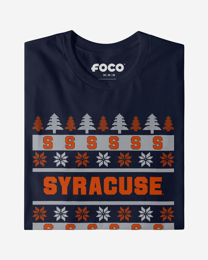 Syracuse Orange Holiday Sweater T-Shirt FOCO - FOCO.com