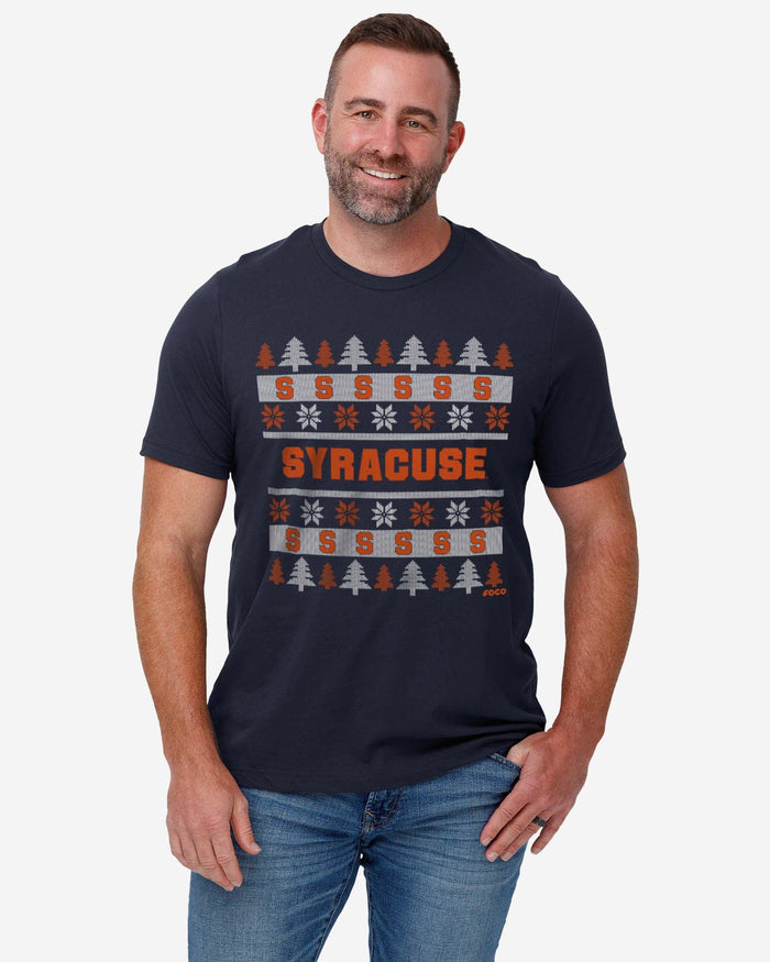 Syracuse Orange Holiday Sweater T-Shirt FOCO - FOCO.com