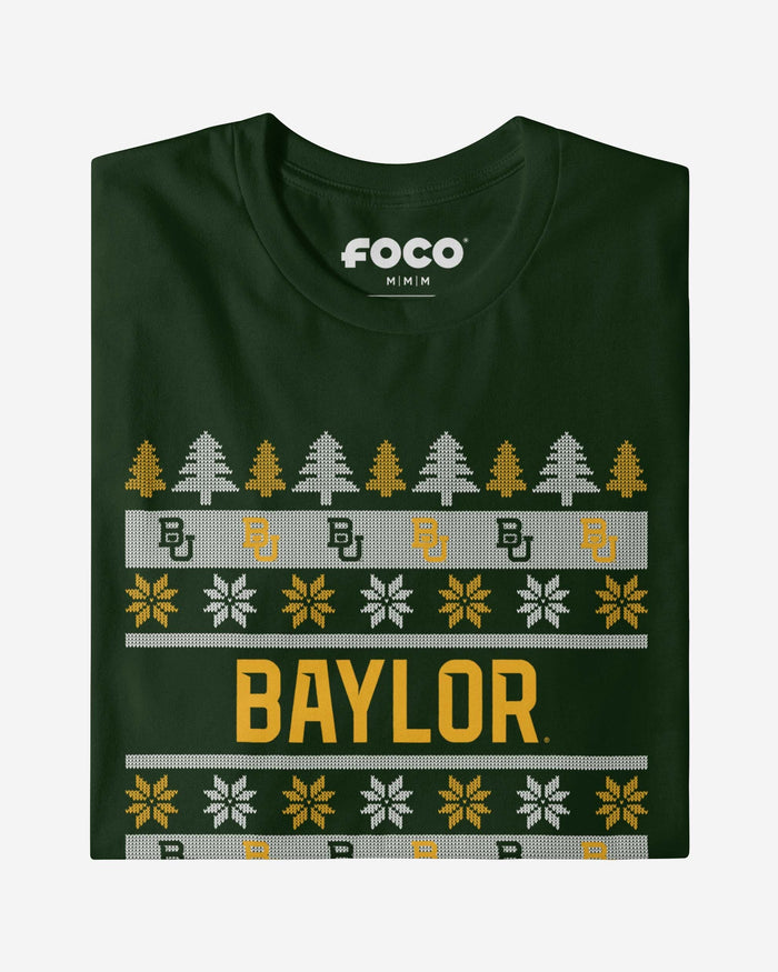 Baylor Bears Holiday Sweater T-Shirt FOCO - FOCO.com