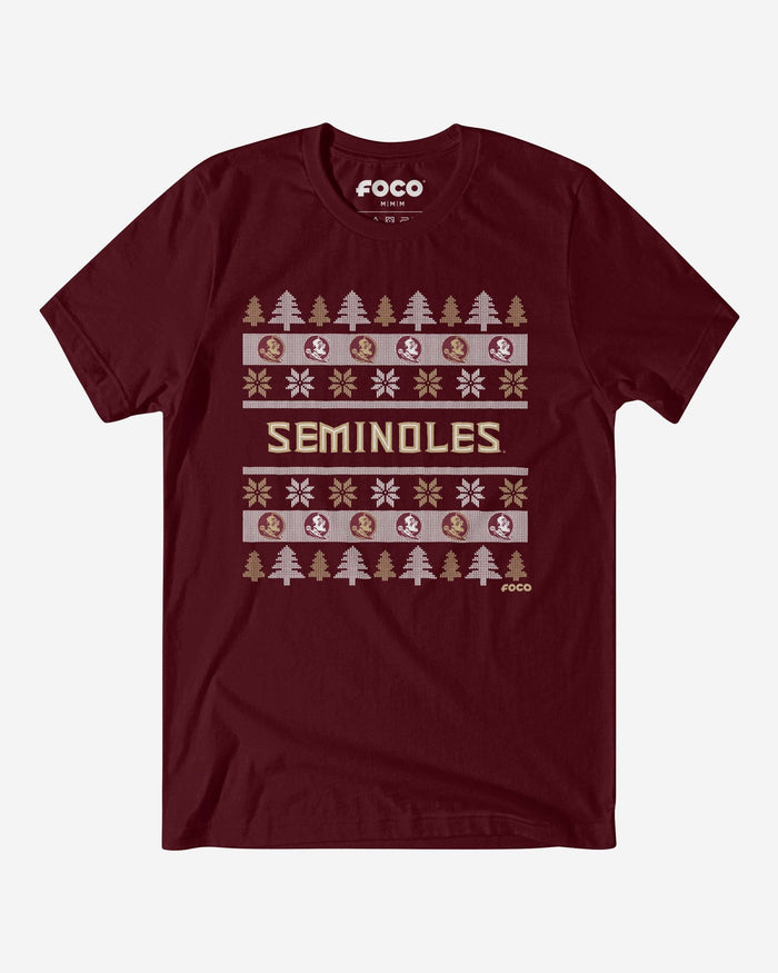 Florida State Seminoles Holiday Sweater T-Shirt FOCO S - FOCO.com
