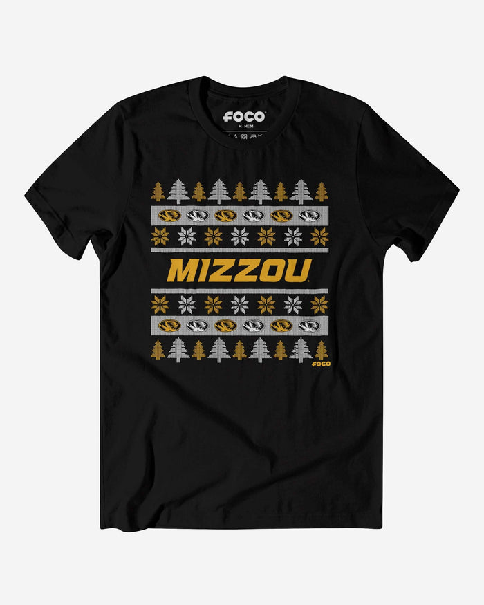 Missouri Tigers Holiday Sweater T-Shirt FOCO S - FOCO.com