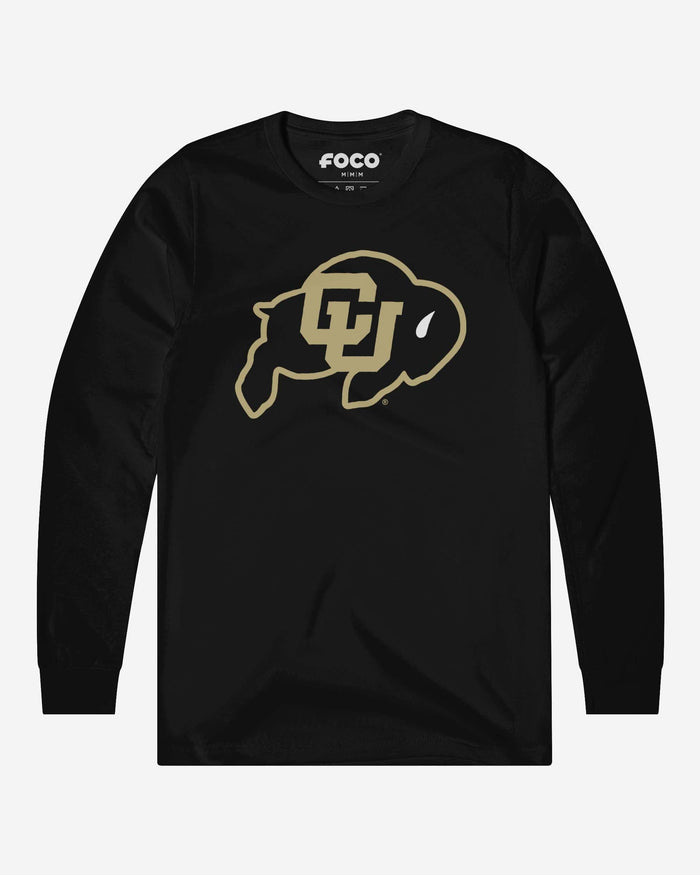 Colorado Buffaloes Primary Logo Long Sleeve T-Shirt FOCO Black S - FOCO.com