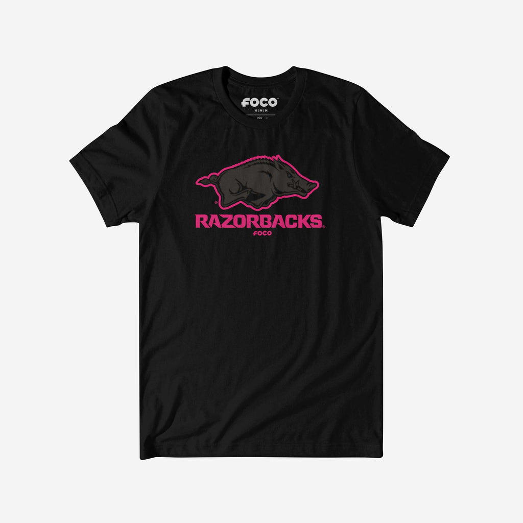 Arkansas Razorbacks Highlight Reel T-Shirt FOCO Black/Neon Pink S - FOCO.com