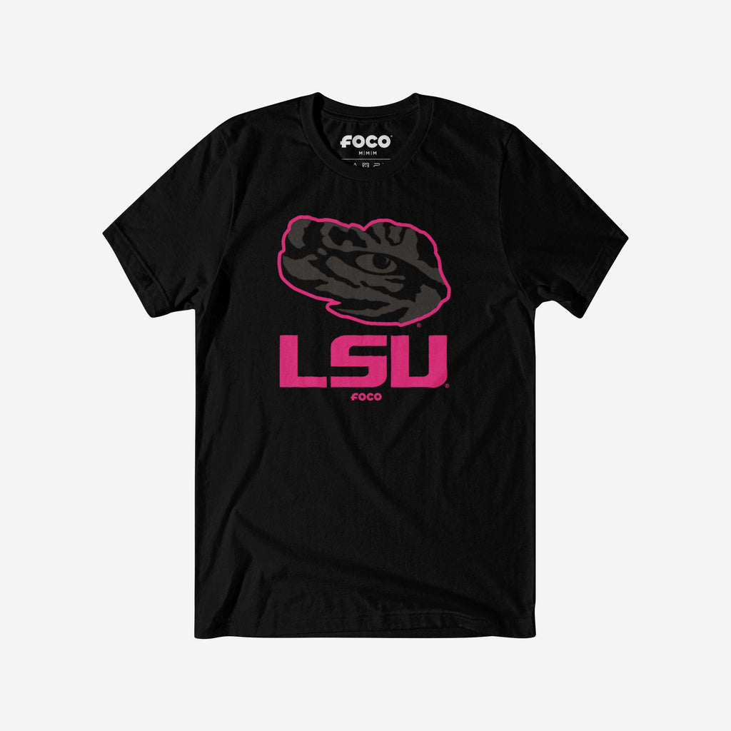 LSU Tigers Highlight Reel T-Shirt FOCO Black/Neon Pink S - FOCO.com