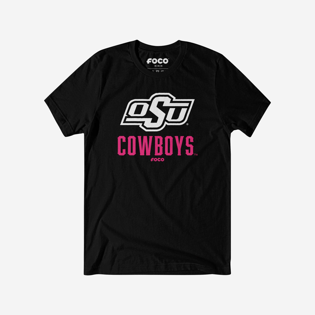 Oklahoma State Cowboys Highlight Reel T-Shirt FOCO Black/Neon Pink S - FOCO.com