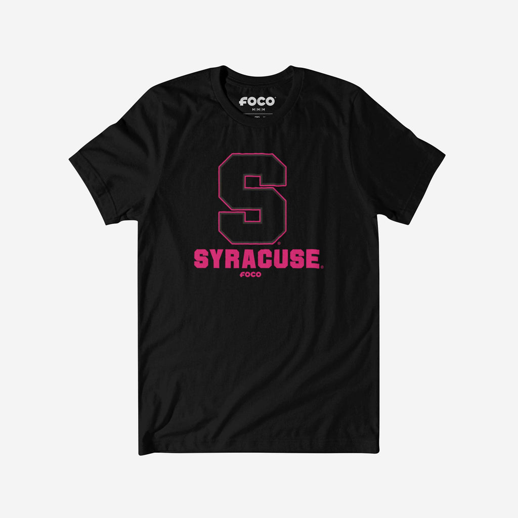 Syracuse Orange Highlight Reel T-Shirt FOCO Black/Neon Pink S - FOCO.com