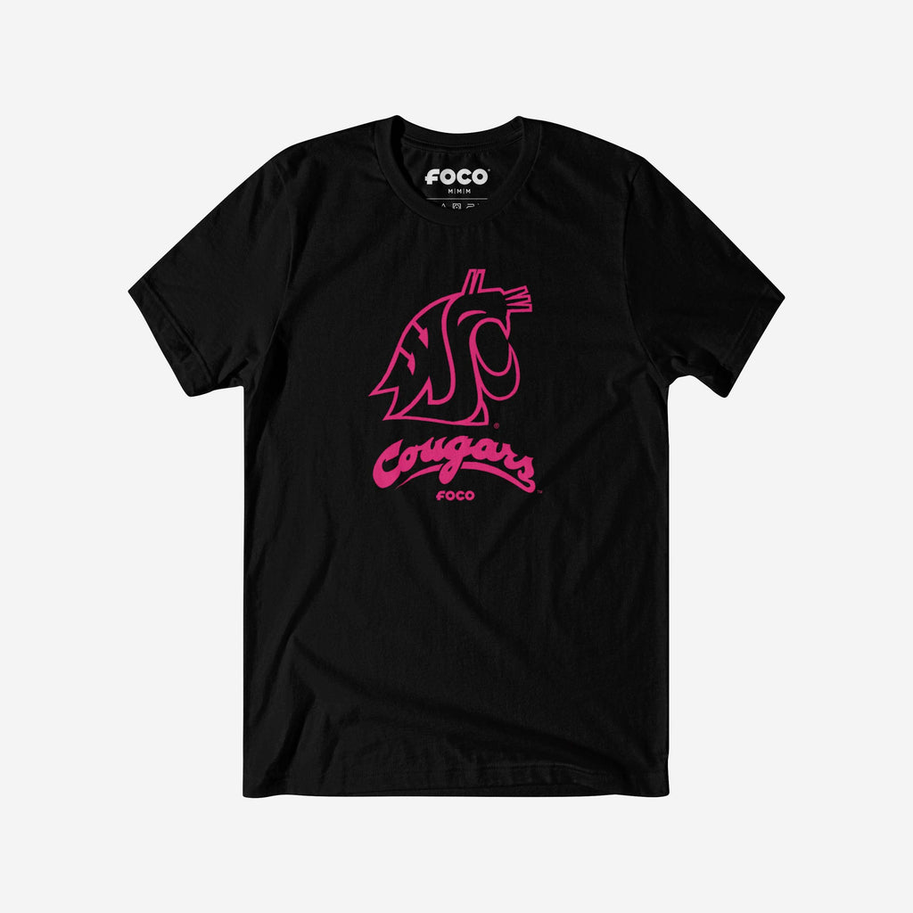 Washington State Cougars Highlight Reel T-Shirt FOCO Black/Neon Pink S - FOCO.com