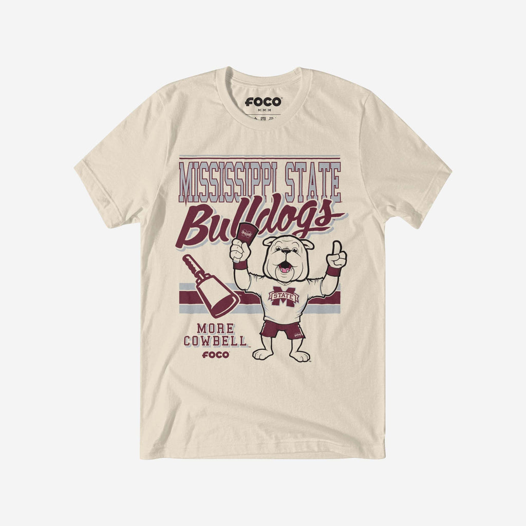 Bully Mississippi State Bulldogs Retro Logo Mascot T-Shirt FOCO S - FOCO.com