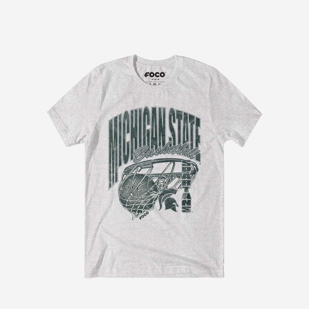 Michigan State Spartans Script Swish T-Shirt FOCO S - FOCO.com