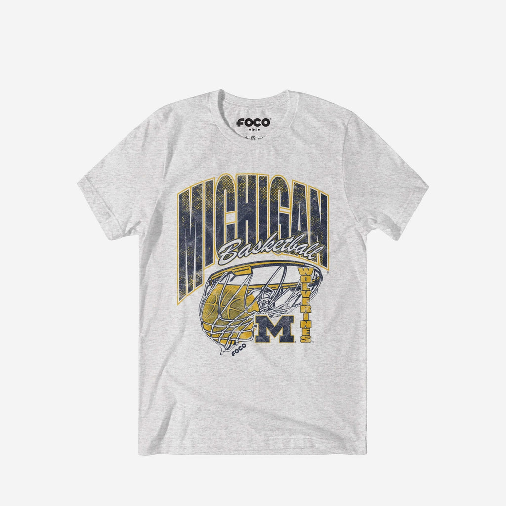 Michigan Wolverines Script Swish T-Shirt FOCO S - FOCO.com