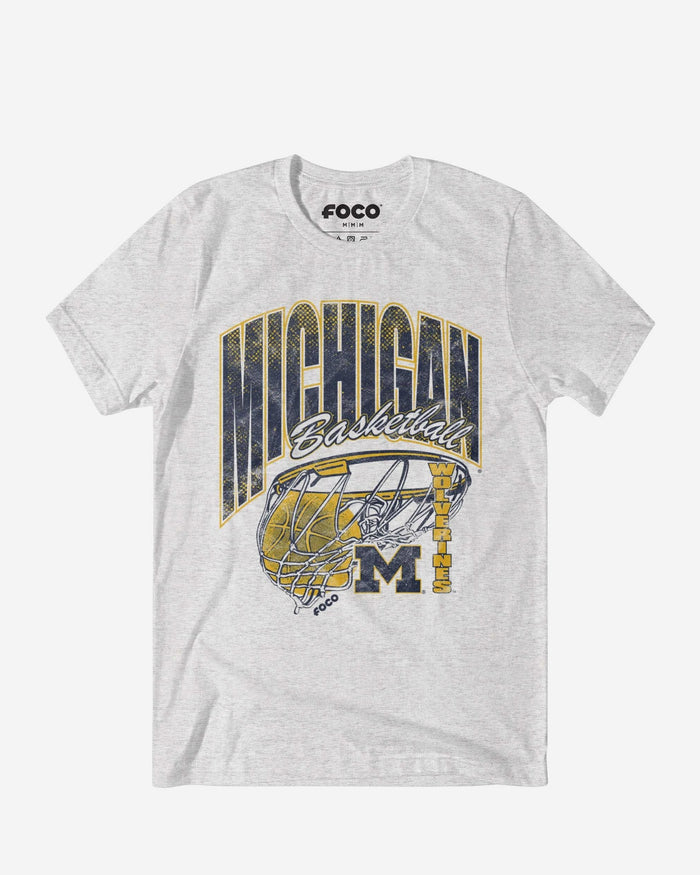 Michigan Wolverines Script Swish T-Shirt FOCO S - FOCO.com