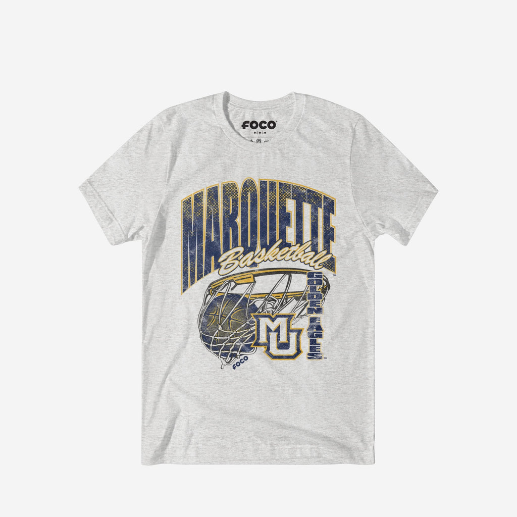 Marquette Golden Eagles Script Swish T-Shirt FOCO S - FOCO.com