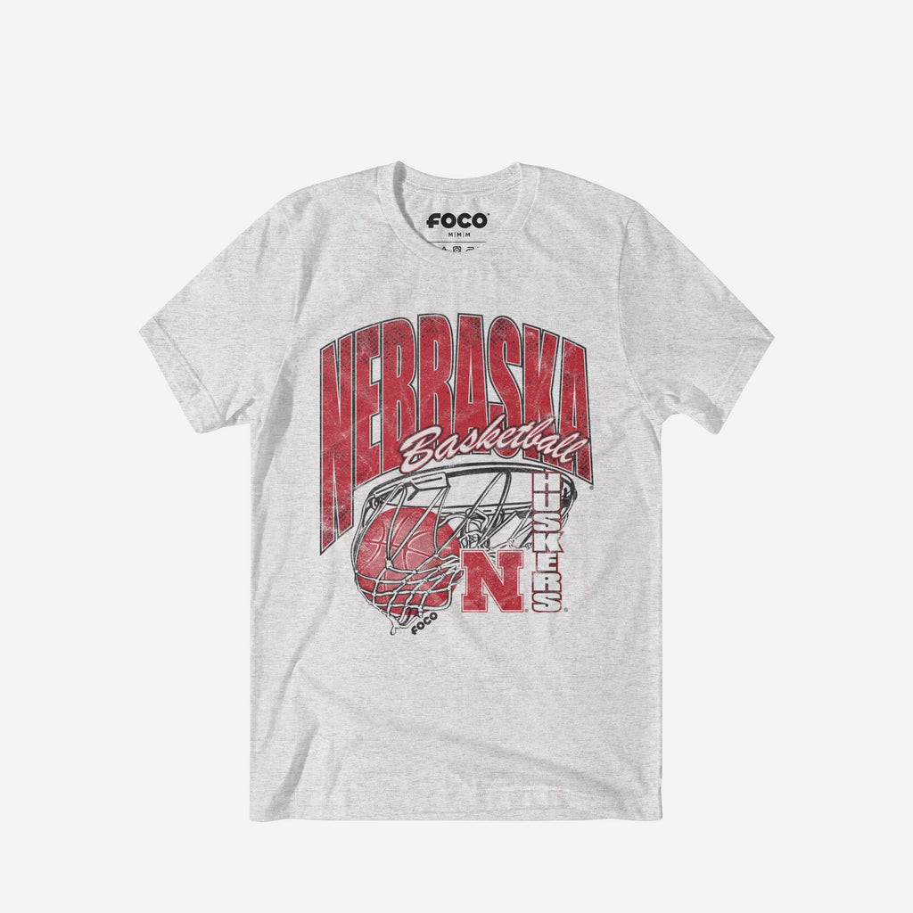 Nebraska Cornhuskers Script Swish T-Shirt FOCO S - FOCO.com