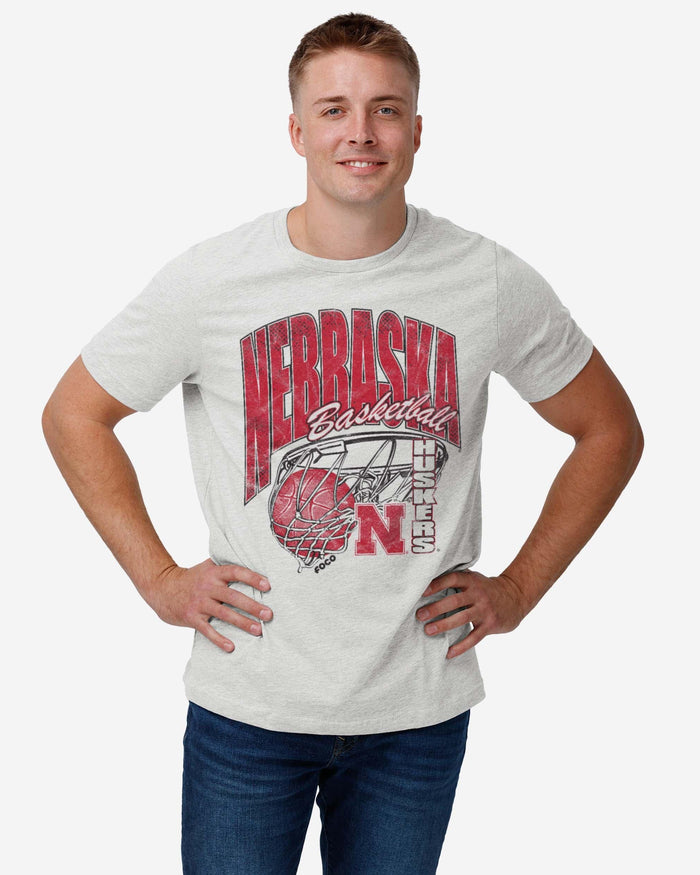 Nebraska Cornhuskers Script Swish T-Shirt FOCO - FOCO.com