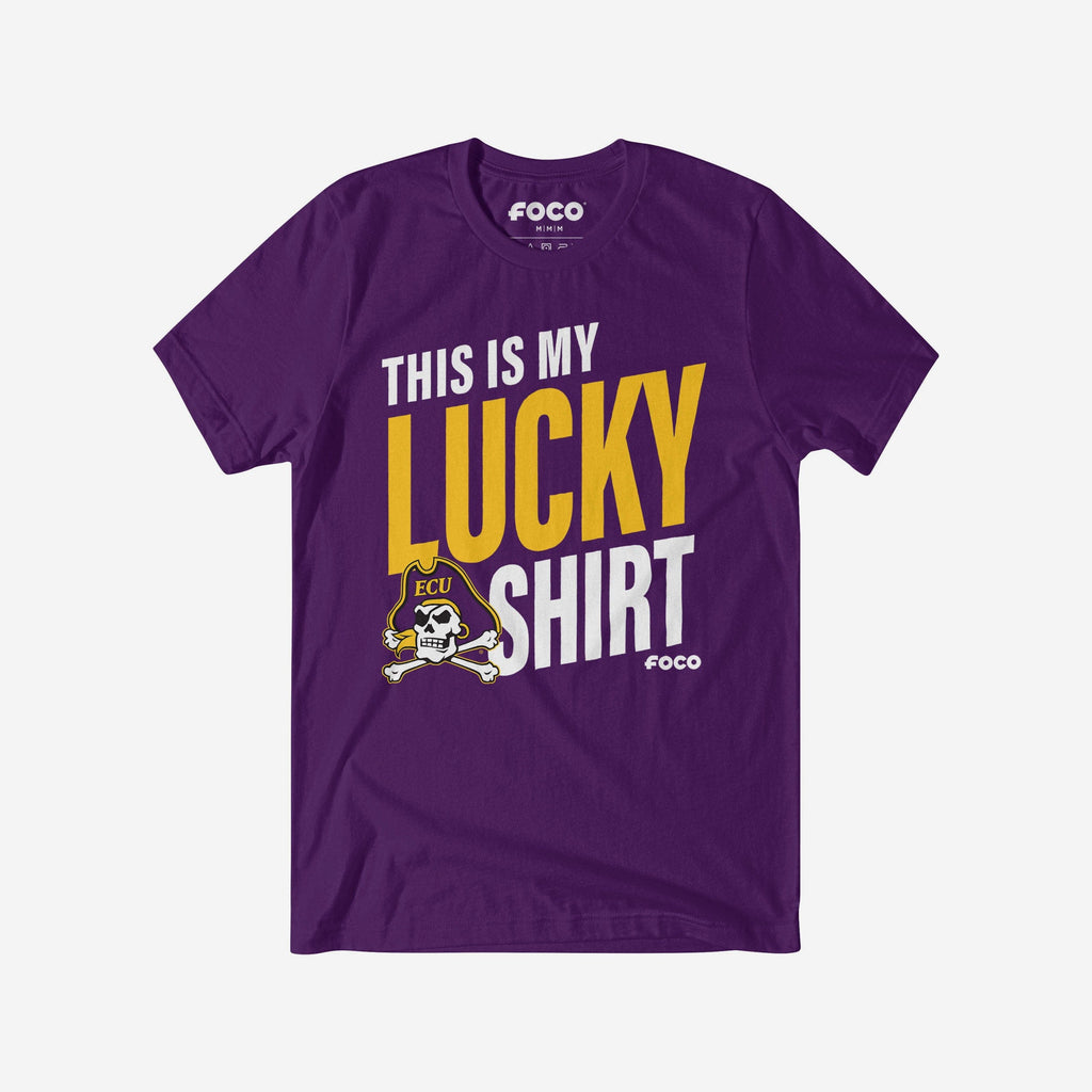 East Carolina Pirates This Is My Lucky T-Shirt FOCO S - FOCO.com