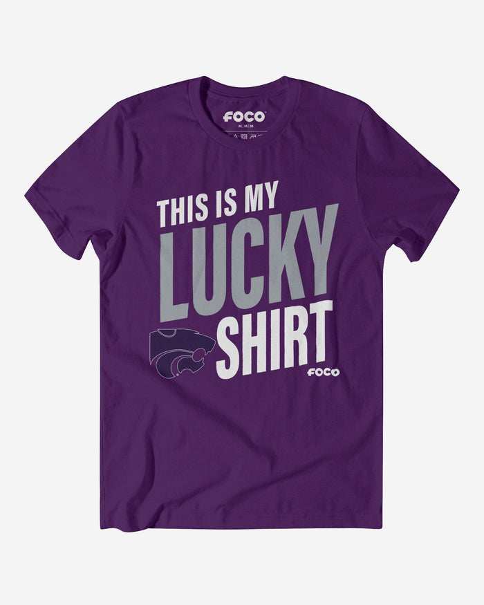 Kansas State Wildcats This Is My Lucky T-Shirt FOCO S - FOCO.com