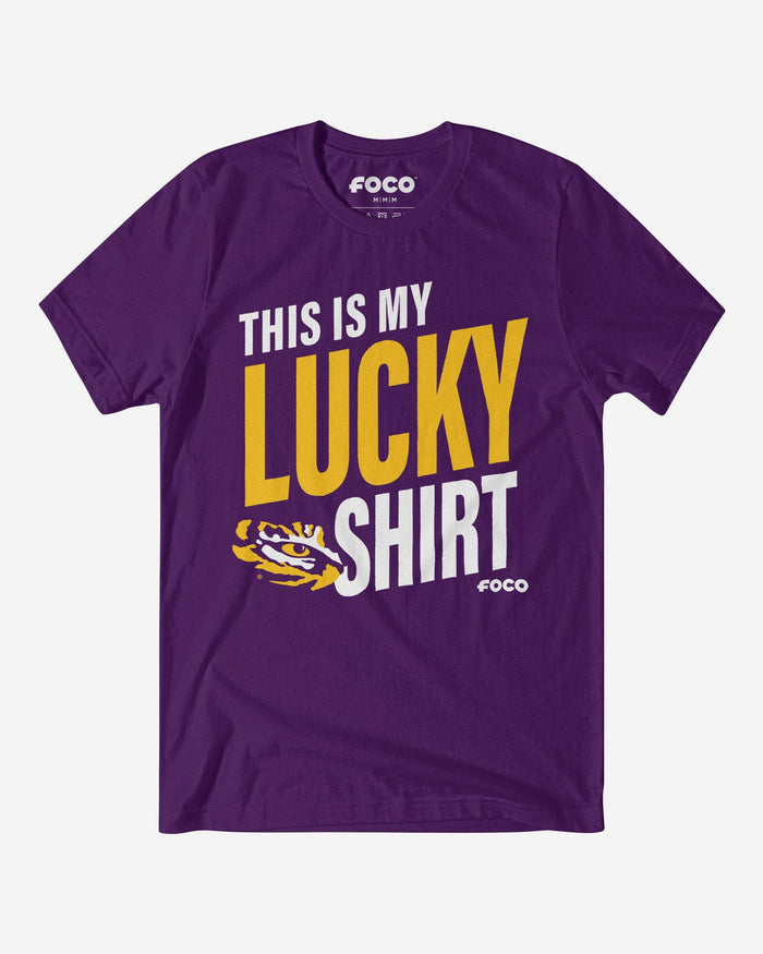 LSU Tigers This Is My Lucky T-Shirt FOCO S - FOCO.com