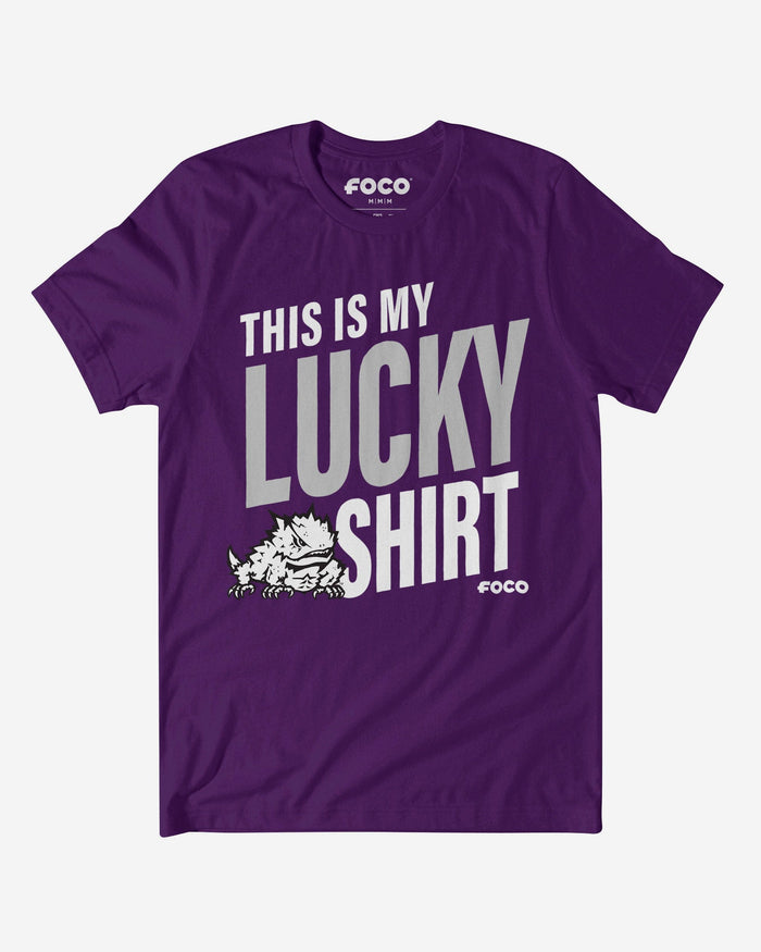 TCU Horned Frogs This Is My Lucky T-Shirt FOCO S - FOCO.com