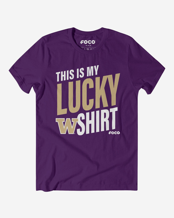 Washington Huskies This Is My Lucky T-Shirt FOCO S - FOCO.com