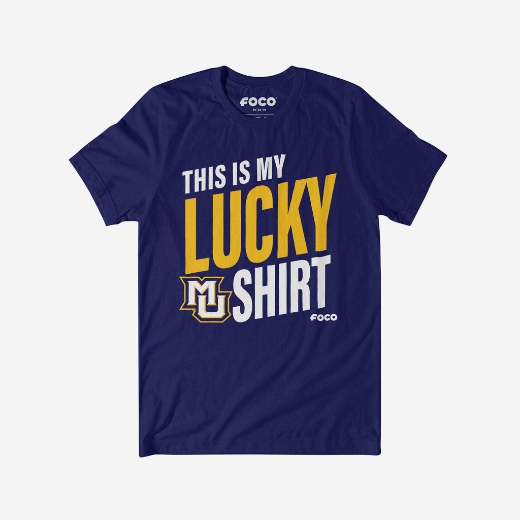 Marquette Golden Eagles This Is My Lucky T-Shirt FOCO S - FOCO.com