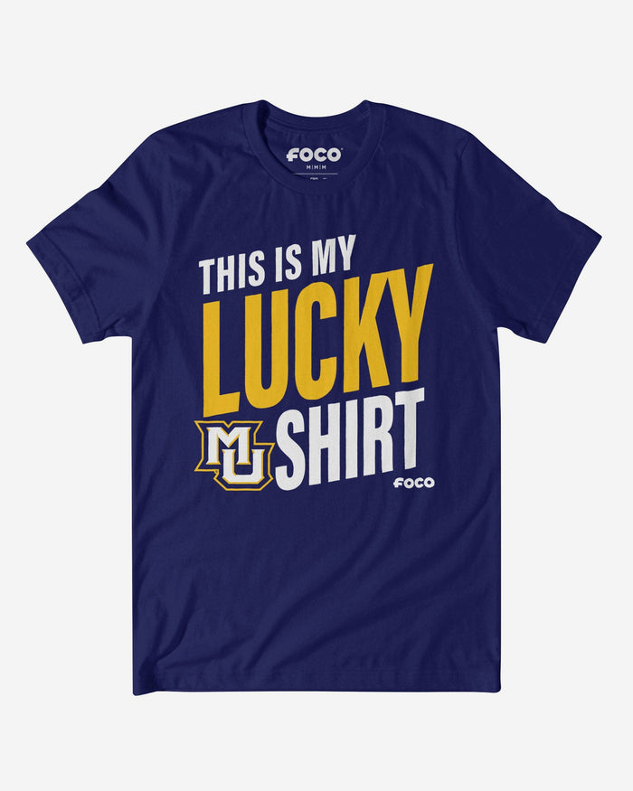 Marquette Golden Eagles This Is My Lucky T-Shirt FOCO S - FOCO.com